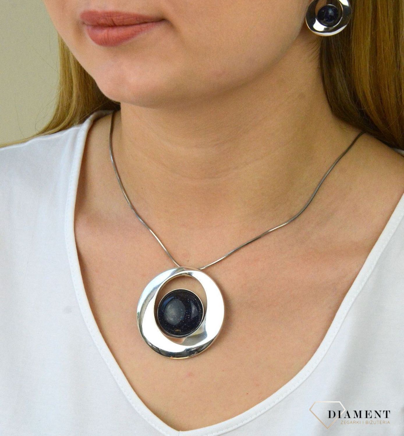 Kolczyki srebrne 'Noc Kairu UFO' DIA-KLC-5494B-925.png