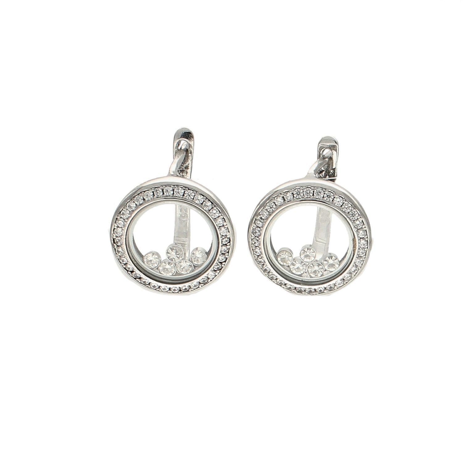 Kolczyki srebrne z cyrkoniami DIA-KLC-5930-925. Kolczyki srebrne z cyrkoniami. Kolczyki srebrne. Kolczyki srebrne z zapięciem typu lira. Kolczyki srebrne idealne na prezent. Kolczyki dla każdej kobiety..jpg