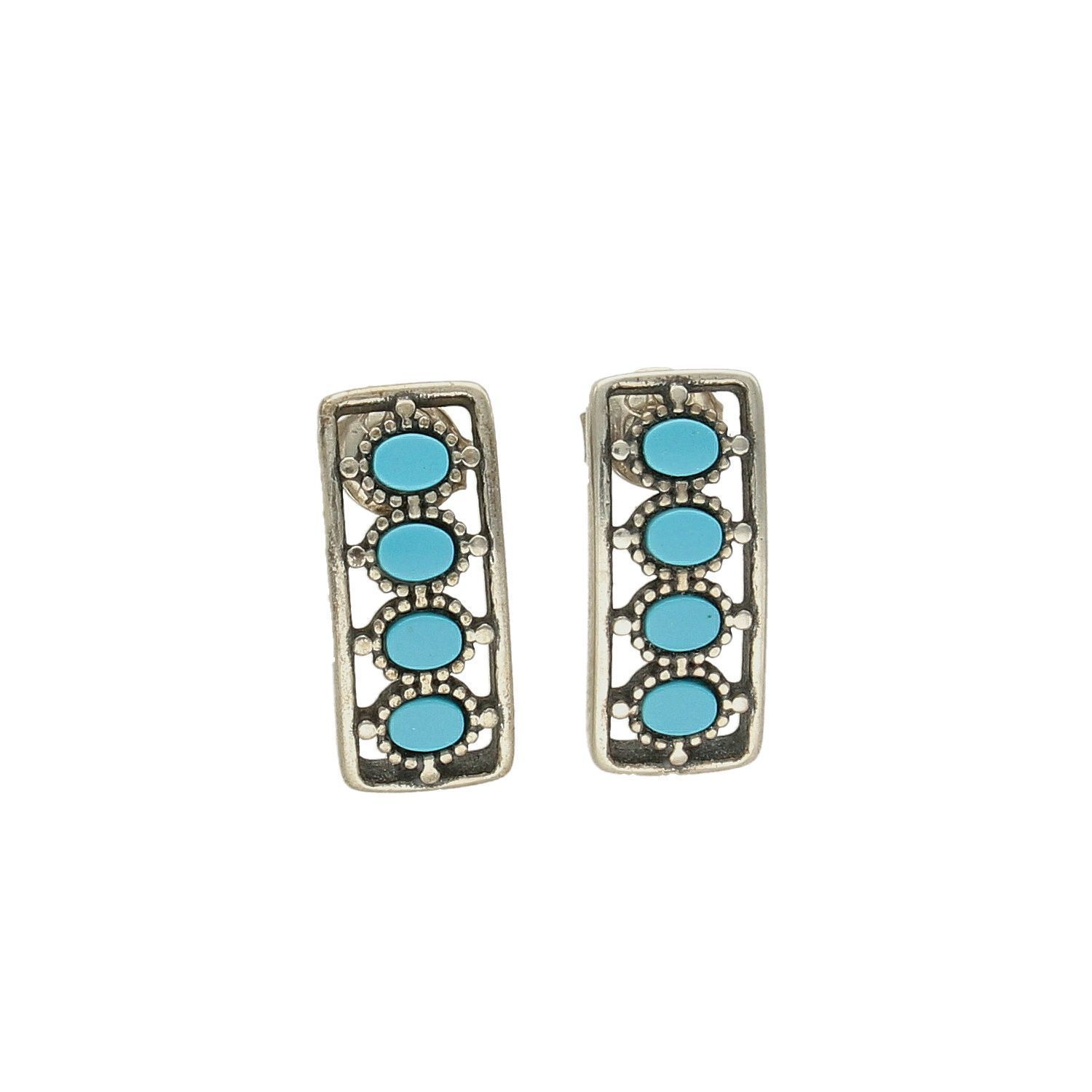 Kolczyki srebrne z turkusem DIA-KLC-5933-925. Kolczyki srebrne z kamieniem. Kolczyki srebrne z turkusem syntetycznym. Kolczyki srebrne wkrętki. Kolczyki srebrne idealne na prezent. Kolczyki srebrne na każdą.jpg