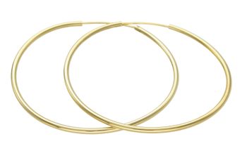 Kolczyki koła pozłacane 6 mm  DIAMENT DIA-KLC-5942-925 Kolczyki koła wykonane z najwyższe próby srebra w pozłoceniu żółtego złota. Koła o średnicy 6 mm idealnie sprawdzą się na prezent..jpg