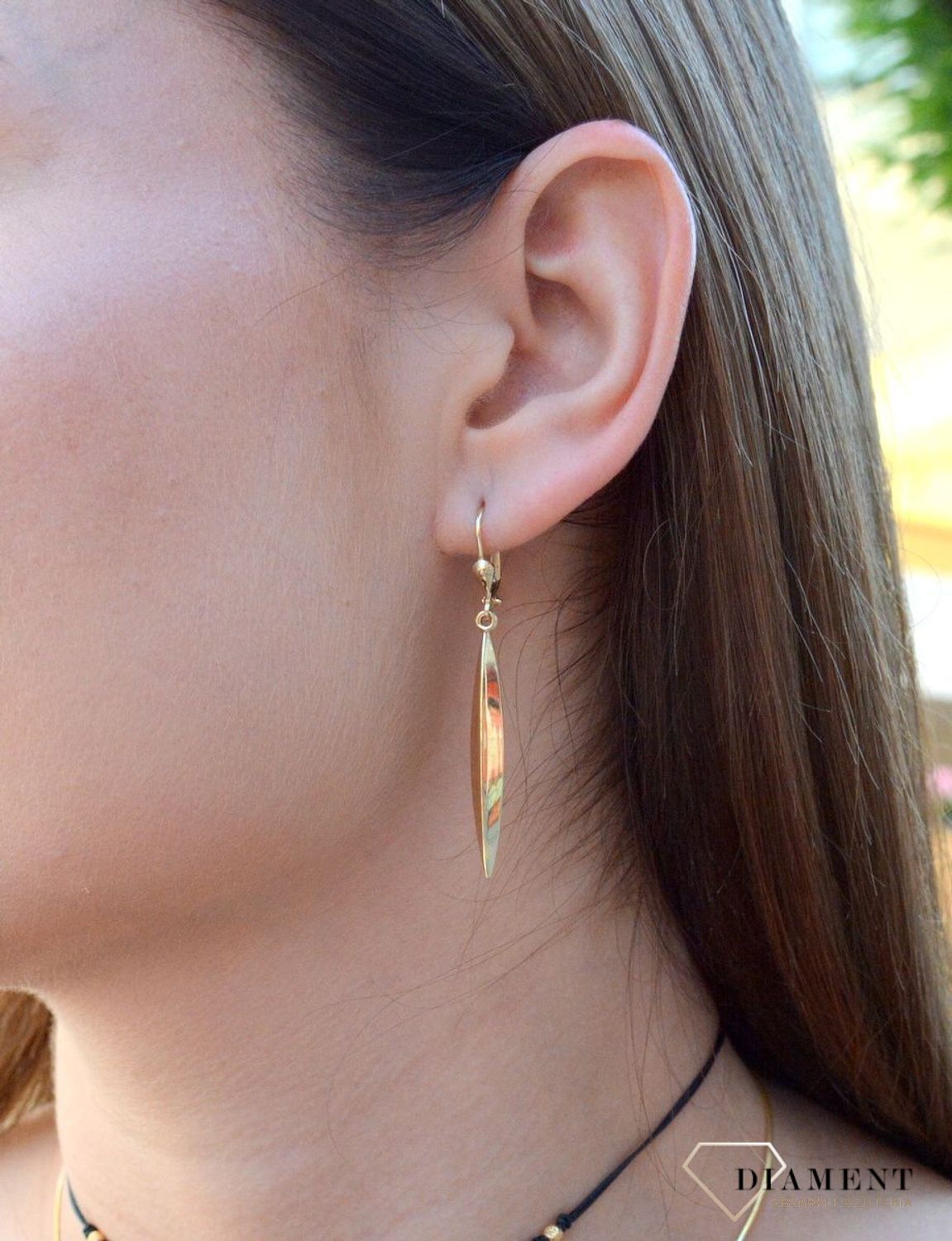 Złote kolczyki 585 trójwymiarowe sopelki DIA-KLC-6168-585. Kolczyki złote w Sklepie z Biżuterią zegarki-diament.pl✓ Piękne Kolczyki dla Kobiet✓ Prawdziwe Złoto✓ Złote kolczyki.jpg