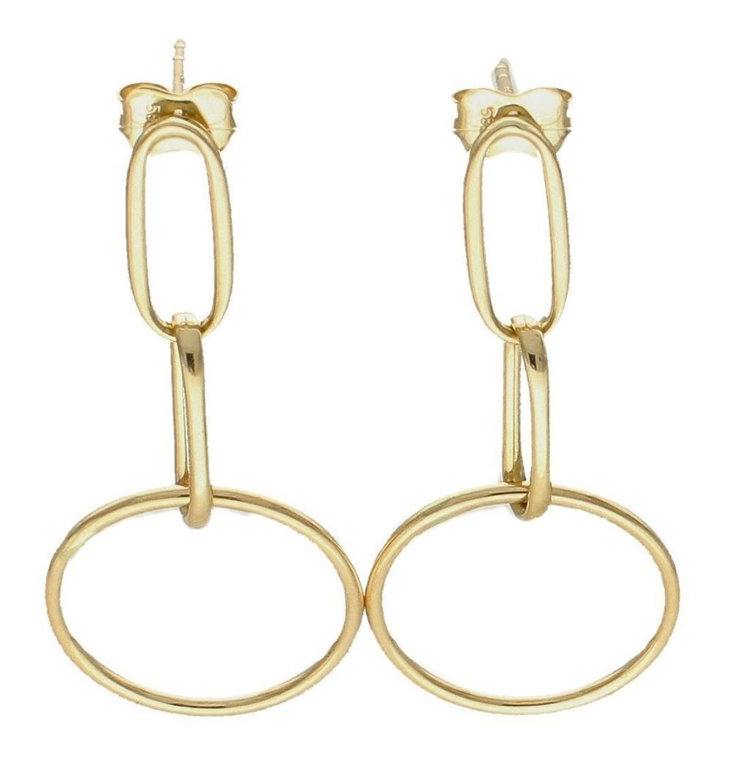 Wiszące kolczyki złote damskie próby 585dv DIA-KLC-6169-585.jpg