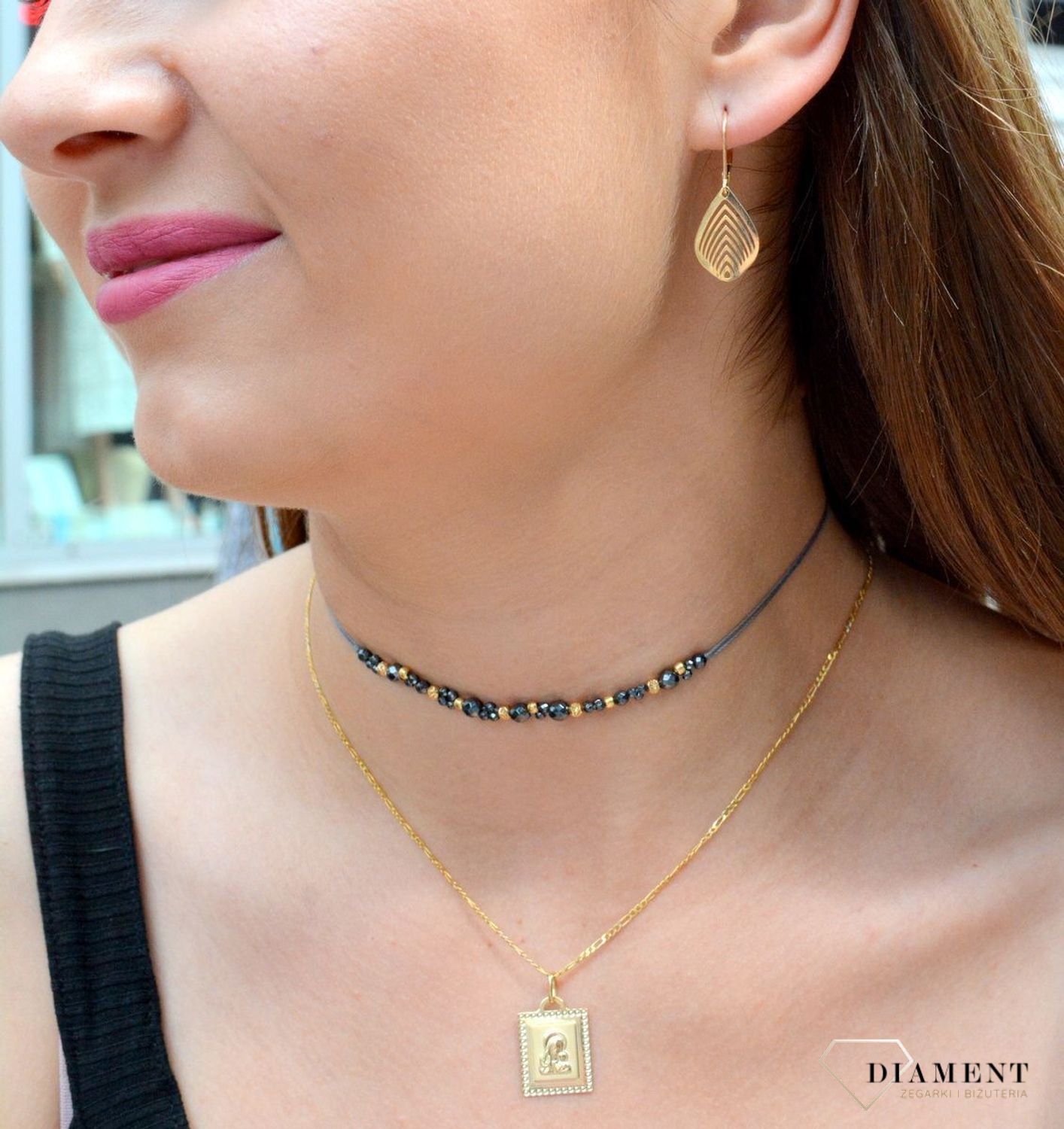 Kolczyki złote próby 585 w kształciedfc listków DIA-KLC-6177-585.jpg