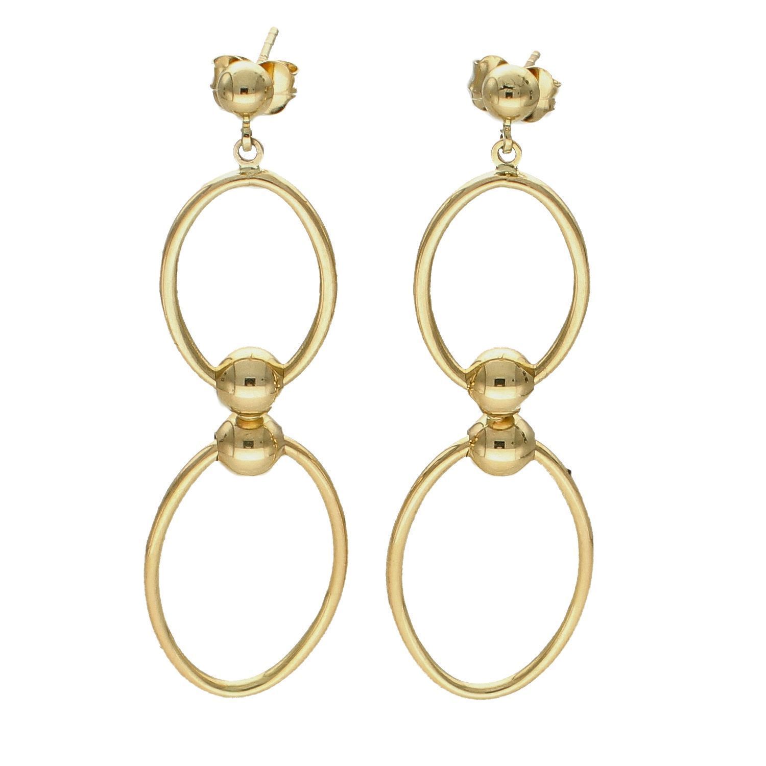 Wiszące kolczyki podłużne elementy z kulkami DIA-KLC-6184-585.jpg