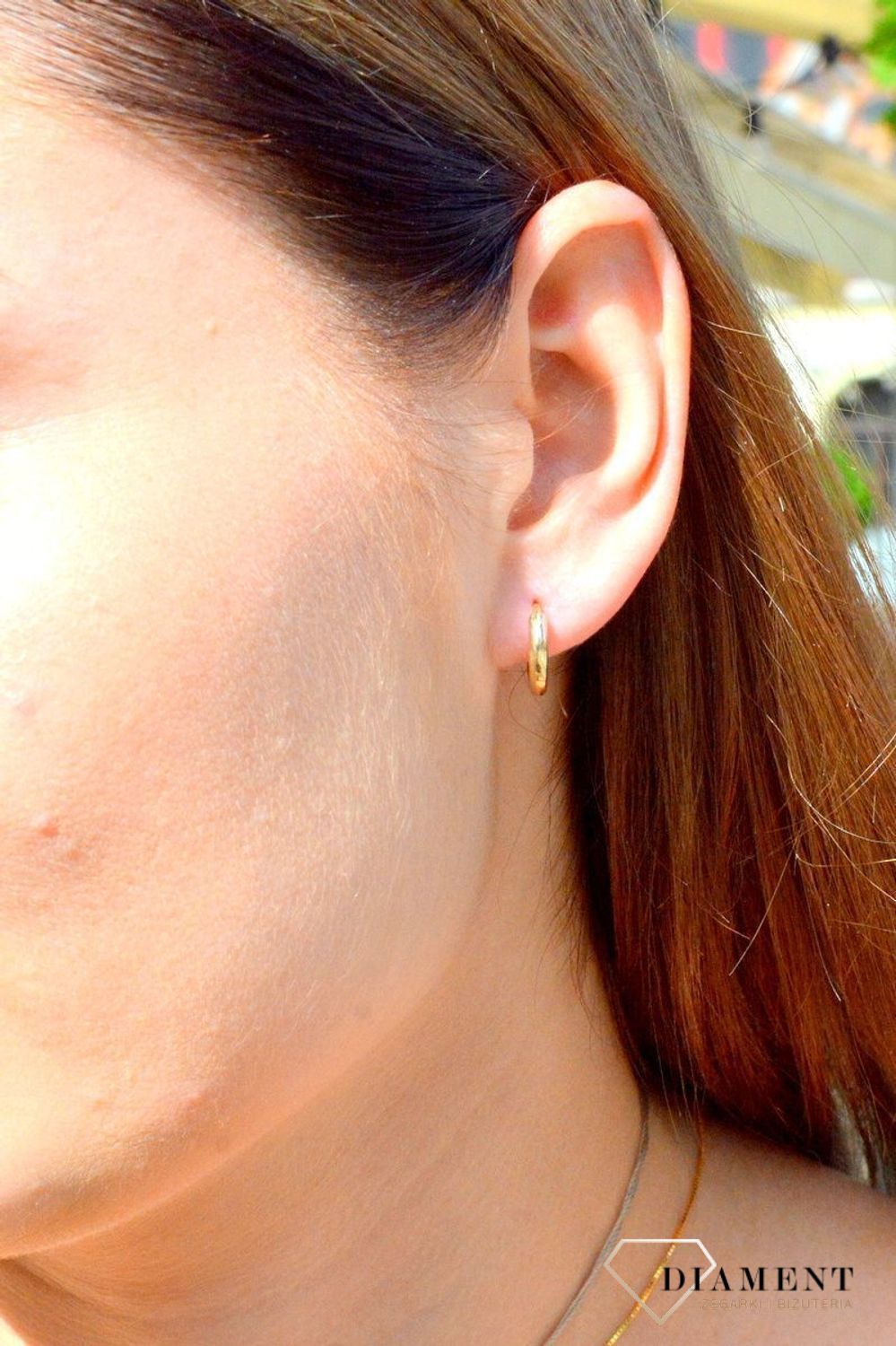 Złote kolczyki kółeczka 1,2 cm DIA-KLC-6229-585.jpg