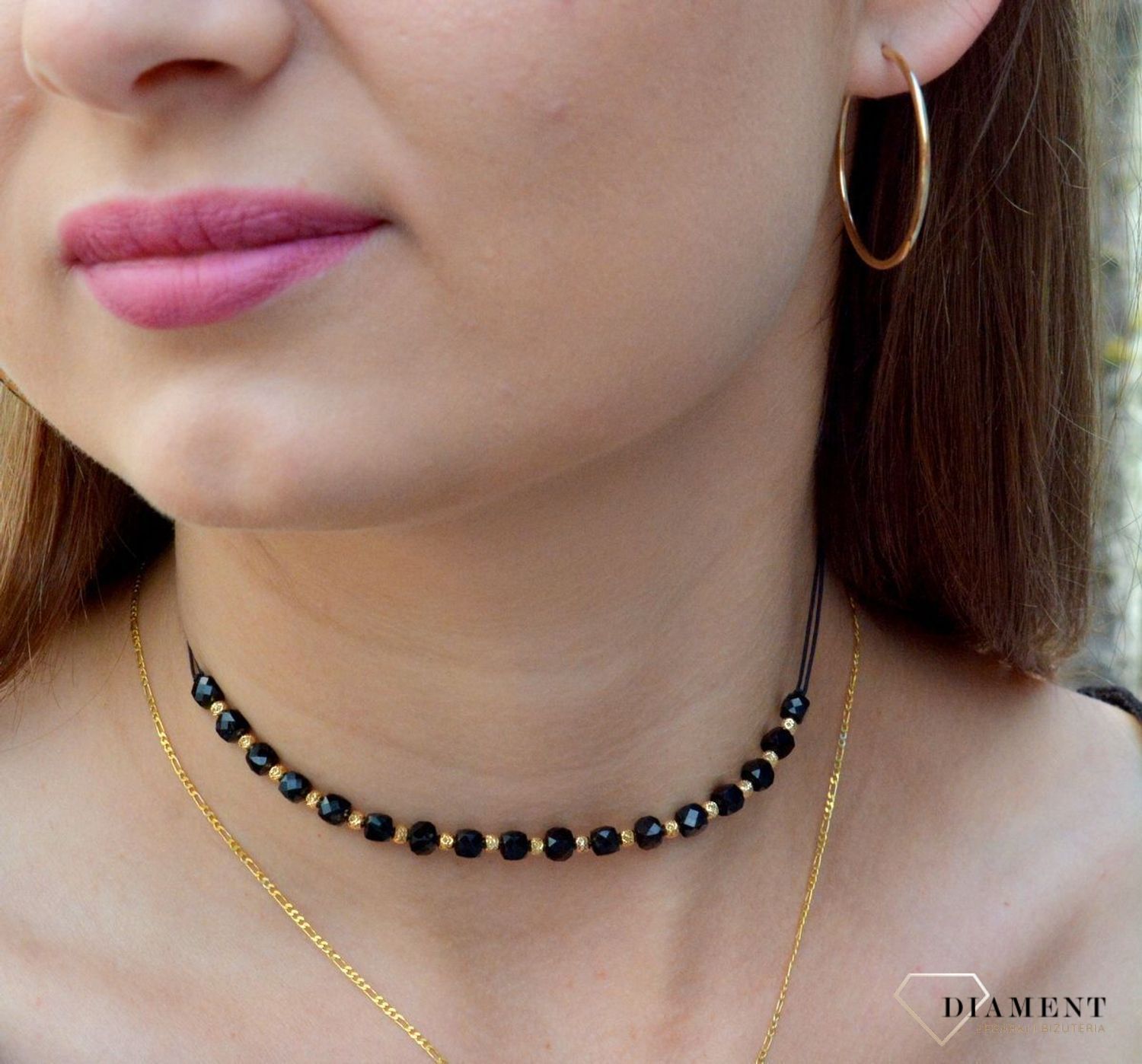 Złote kolczyki 585 koła 3 cm DIA-KLC-6231-585. Złote kolczyki damskie. Złote kolczyki kółka. Złote kolczyki gładkie. Złote kolczyki klasyczne kółka. Złote.jpg