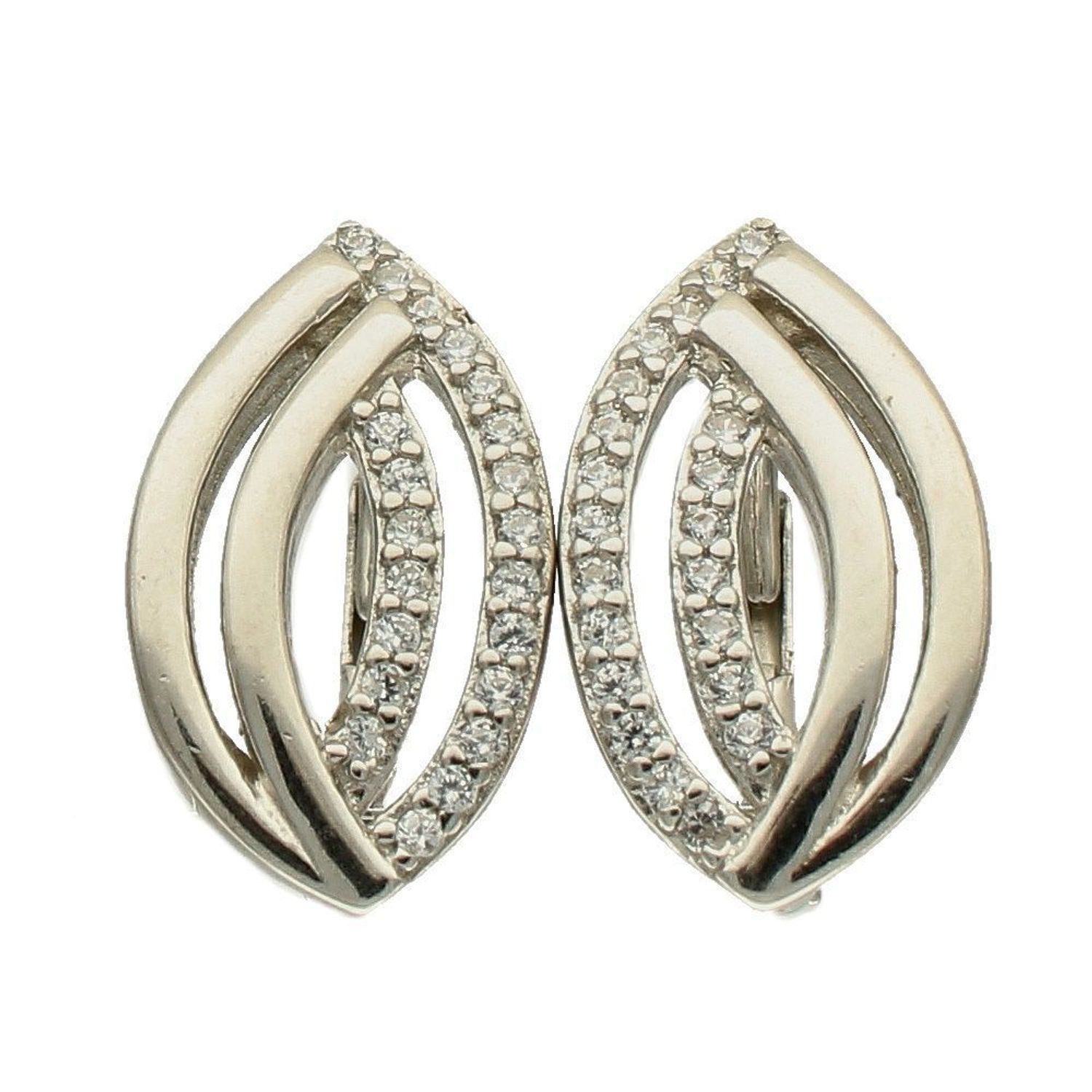 Kolczyki srebrne owalne wysadzone cyrkoniami DIA-KLC-6326-925. Kolczyki srebrne owalne. Kolczyki na bigiel. kolczyki srebrne damskie. Kolczyki srebrne z cyrkoniami. kolczyki srebrne idealne na prezent..jpg