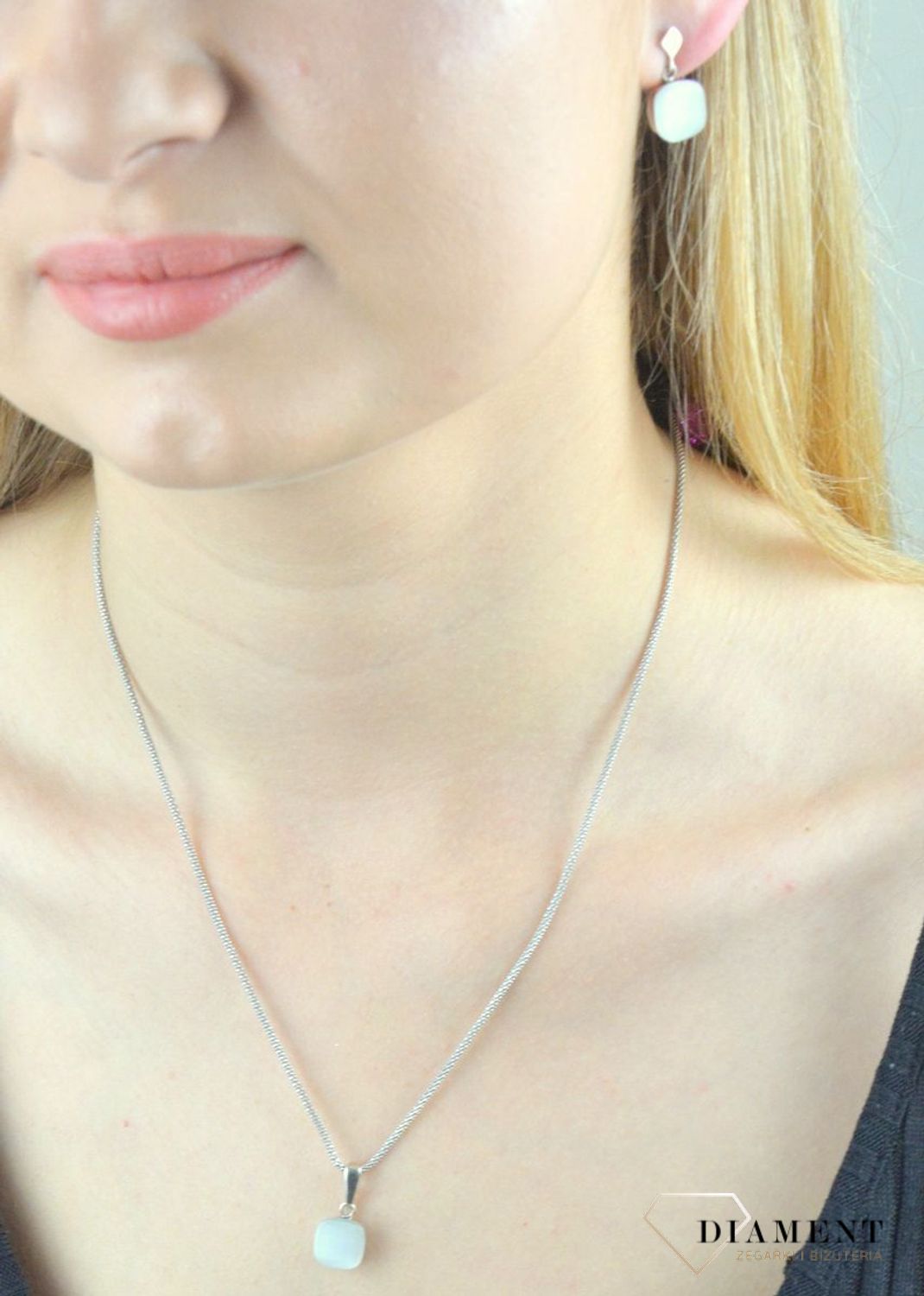 Srebrne kolczyki z uleksytem DIA-KLC-6375-925. Kolczyki srebrne damskie. Kolczyki srebrne z uleksytem. Srebrne kolczyki z kamieniem naturalnym. Srebrne kolczyki na pr.jpg