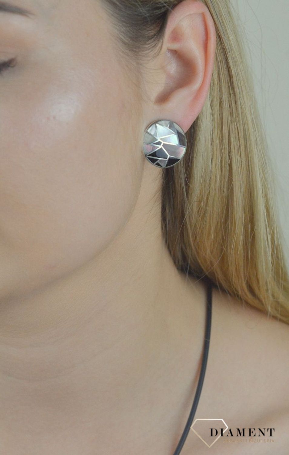 Kolczyki srebrne 'Blaszki z masą perłową' A0 120.jpg