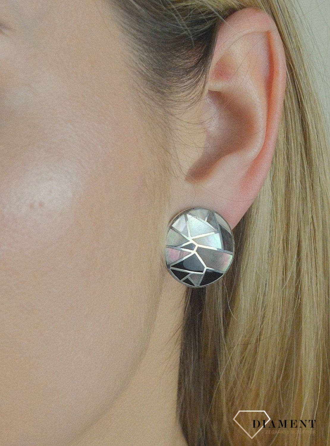 Kolczyki srebrne 'Blaszki z masą perłową' A0 120.jpg