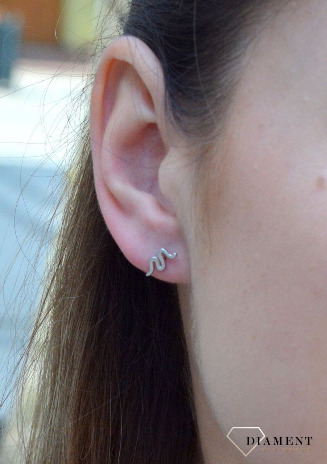 Kolczyki srebrne wkrętki minimalistyczne wężyki DIA-KLC-6608-925. Kolczyki damskie srebrne wkrętki. Kolczyki dziecięce srebrne. Gładkie srebrne kolczyki węże. Kolczyki srebrne dla miłośników zwierząt. Kolczyki srebrne idealne.jpg