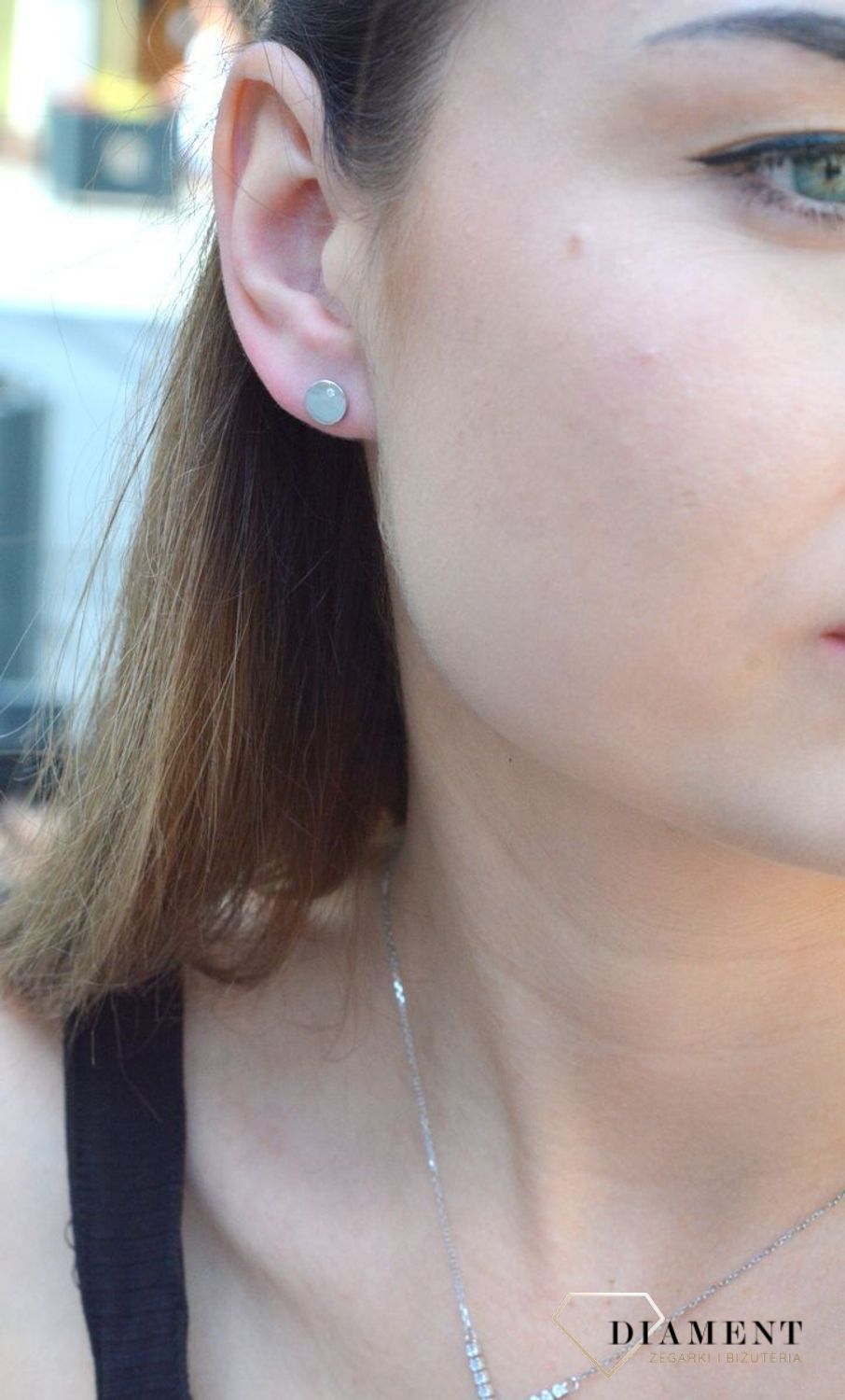 Kolczyki srebrne wkrętki 'Gładkie kółeczka z cyrkonią' DIA-KLC-6614-925. Kolczyki damskie srebrne wkrętki. Kolczyki dziecięce srebrne. Gładkie srebrne kolczyki. Kolczyki srebrne dz cyrkonią. Kolczyki srebrne idealne na prezent.jpg