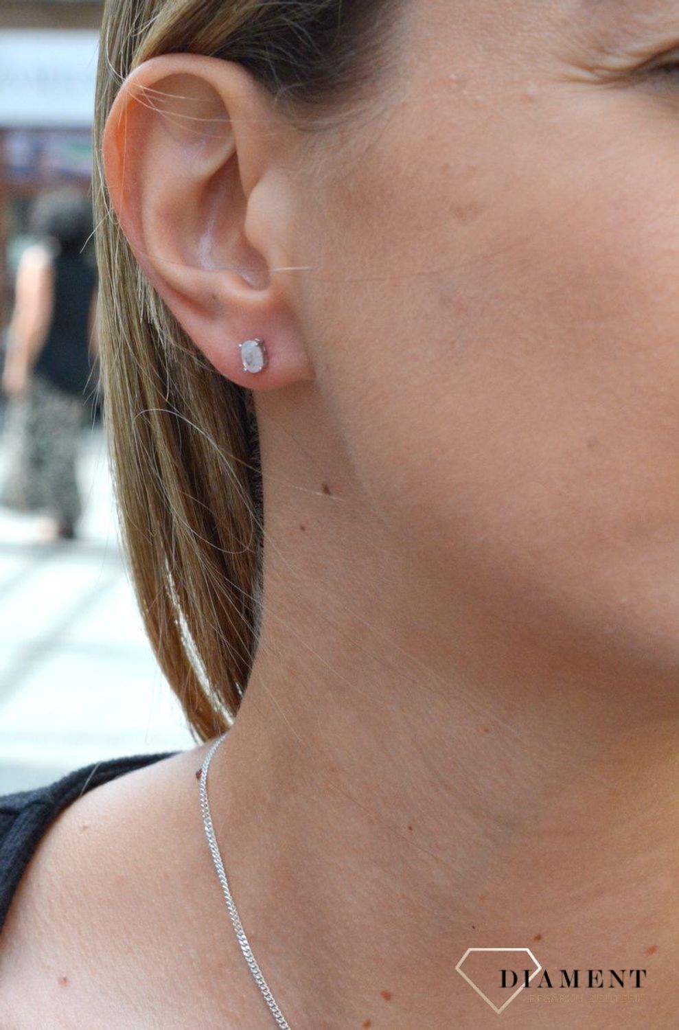 Kolczyki srebrne wkrętki z Kwarcem Różowym DIA-KLC-6699-925. Kolczyki z kamieniem. Kolczyki wkrętki. Kolczyki srebrne damskie, dziecięce. Kolczyki srebrne idealne na prezent. Kolczyki srebrne z zapięciem na sztyft..jpg