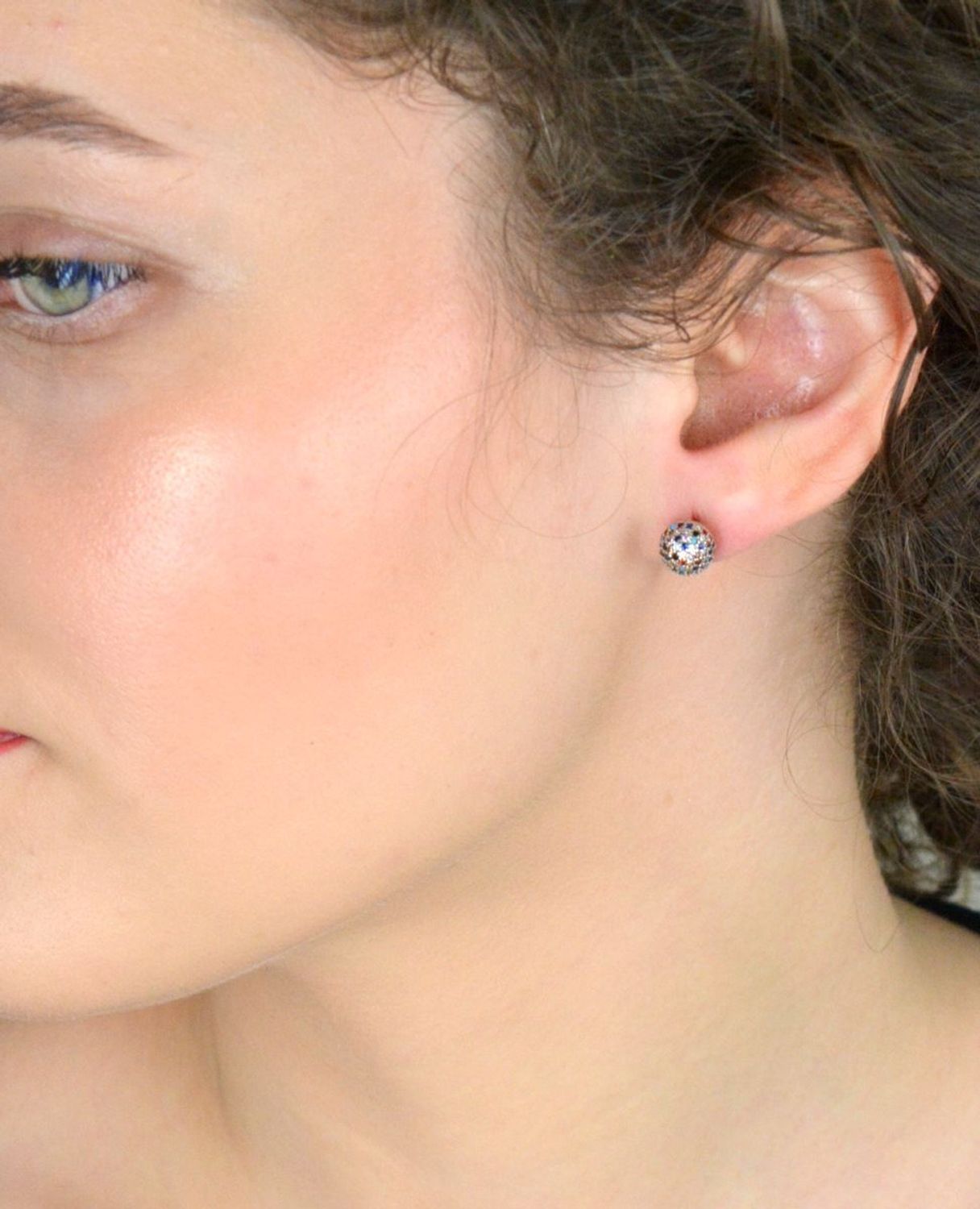 Kolczyki srebrne kolorowe kulki, DIA-KLC-6751-925.jpg