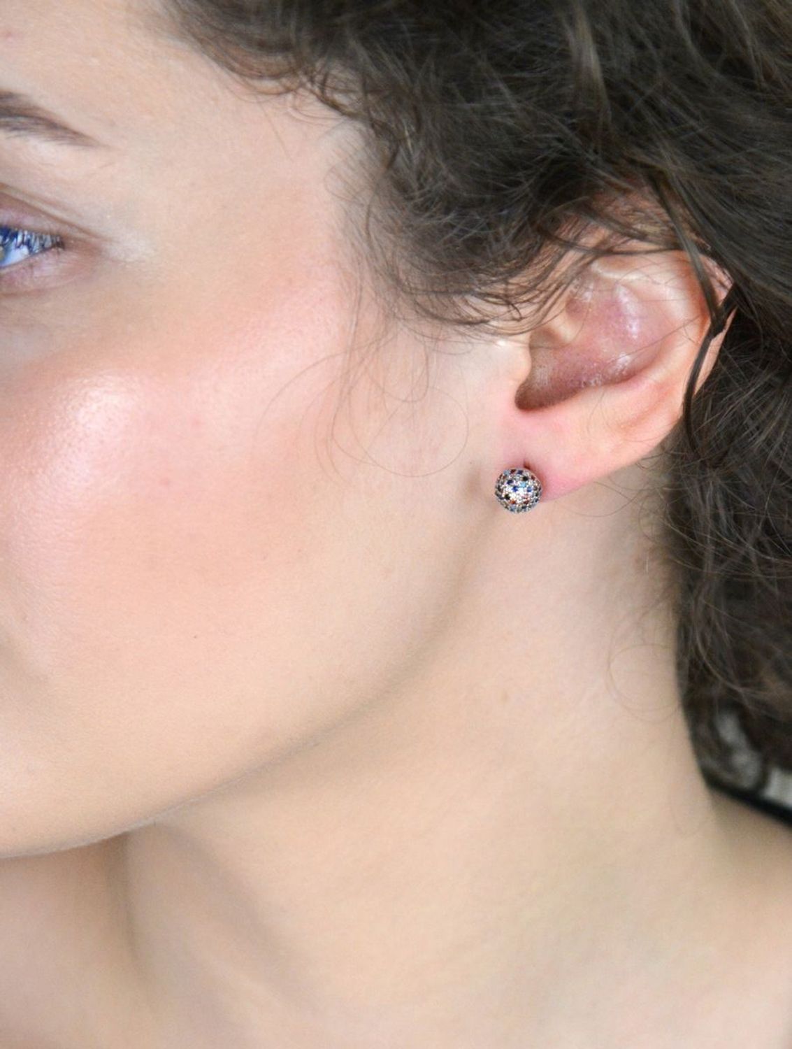 Kolczyki srebrne kolorowe kulki, DIA-KLC-6751-925.jpg