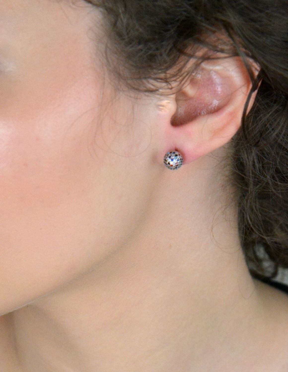 Kolczyki srebrne kolorowe kulki, DIA-KLC-6751-925.jpg