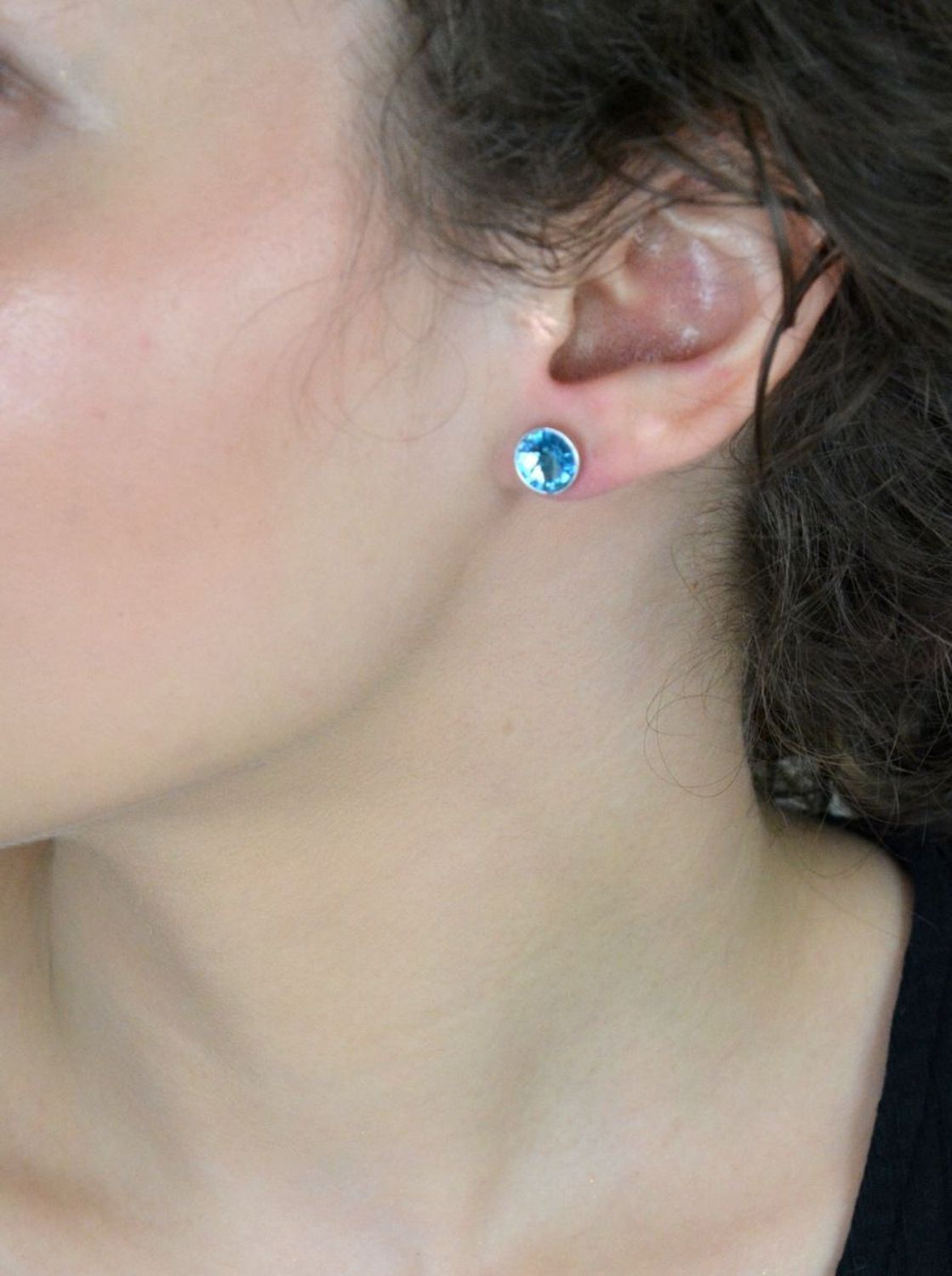 Kolczyki srebrne błękitne cyrkonie 925, DIA-KLC-6854-925.jpg