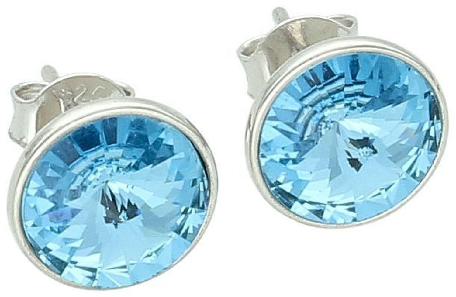 Kolczyki srebrne błękitne cyrkonie 925, DIA-KLC-6854-925.jpg