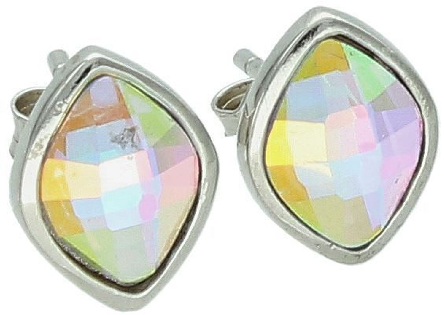 Srebrne kolczyki romby z kryształem Swarovski DIA-KLC-6900-925 – elegancja i blask, srebro 925.jpg