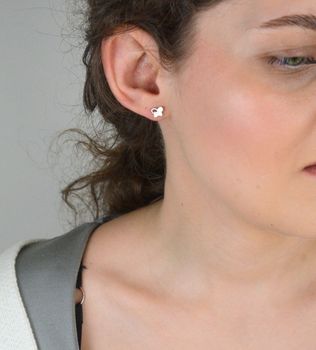 Kolczyki srebrne motylki na sztyft, próba 925 DIA-KLC-6686-925.  Dziecięca srebrna biżuteria będzie idealnym pomysłem na prezent. Kolczyki dla dziewczynki. Kolczyki srebrne wkrętki. Na prezent (3).JPG