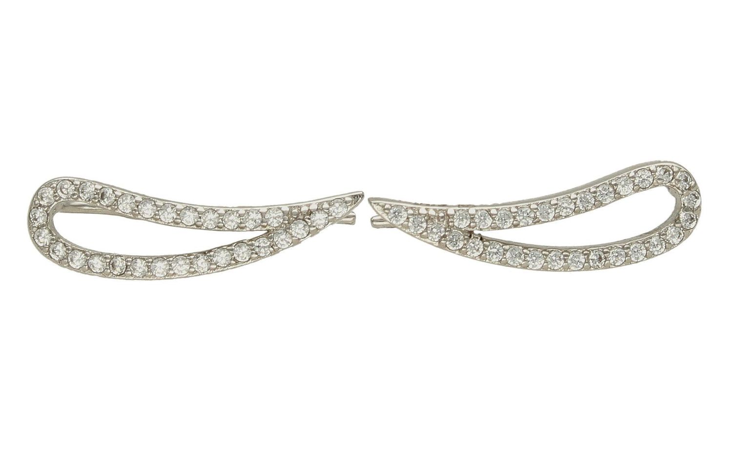 Kolczyki srebrne wsuwki z cyrkoniami DIA-KLC-6944-925. Kolczyki srebrne wsuwki z cyrkoniami. Wykonane z najwyższej jakości srebrna próby 925 wyglądają bardzo elegancko. Kolczyki w wyjątkowym stylu, wpisujące się w obecne tren.jpg