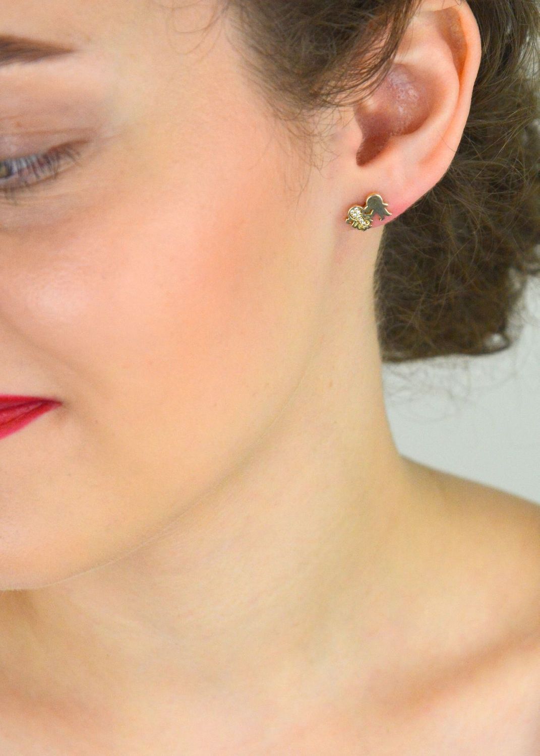 Srebrne Kolczyki na Sztyft 925 – Chłopiec i Dziewczynka z Białymi Cyrkoniami 1,40g.jpg