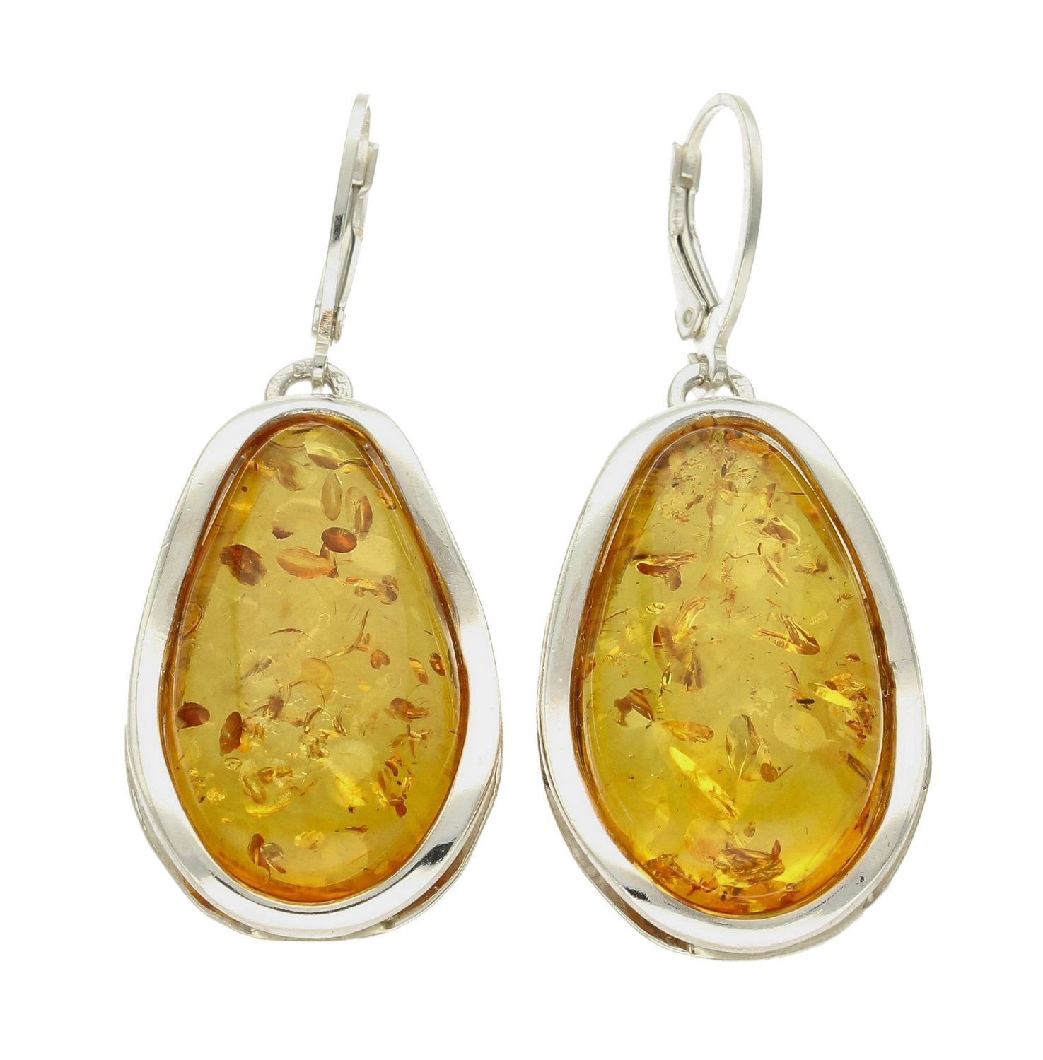 Kolczyki srebrne wiszące z bursztynem miodowym DIA-KLC-7044-925.  Kolczyki wiszące srebrne. Kolczyki łezki. Kolczyki srebrne na bigiel. Bursztyn bałtycki. Kolczyki srebrne z bursztynem. Kolczyki srebrne idealne na prezent..jpg