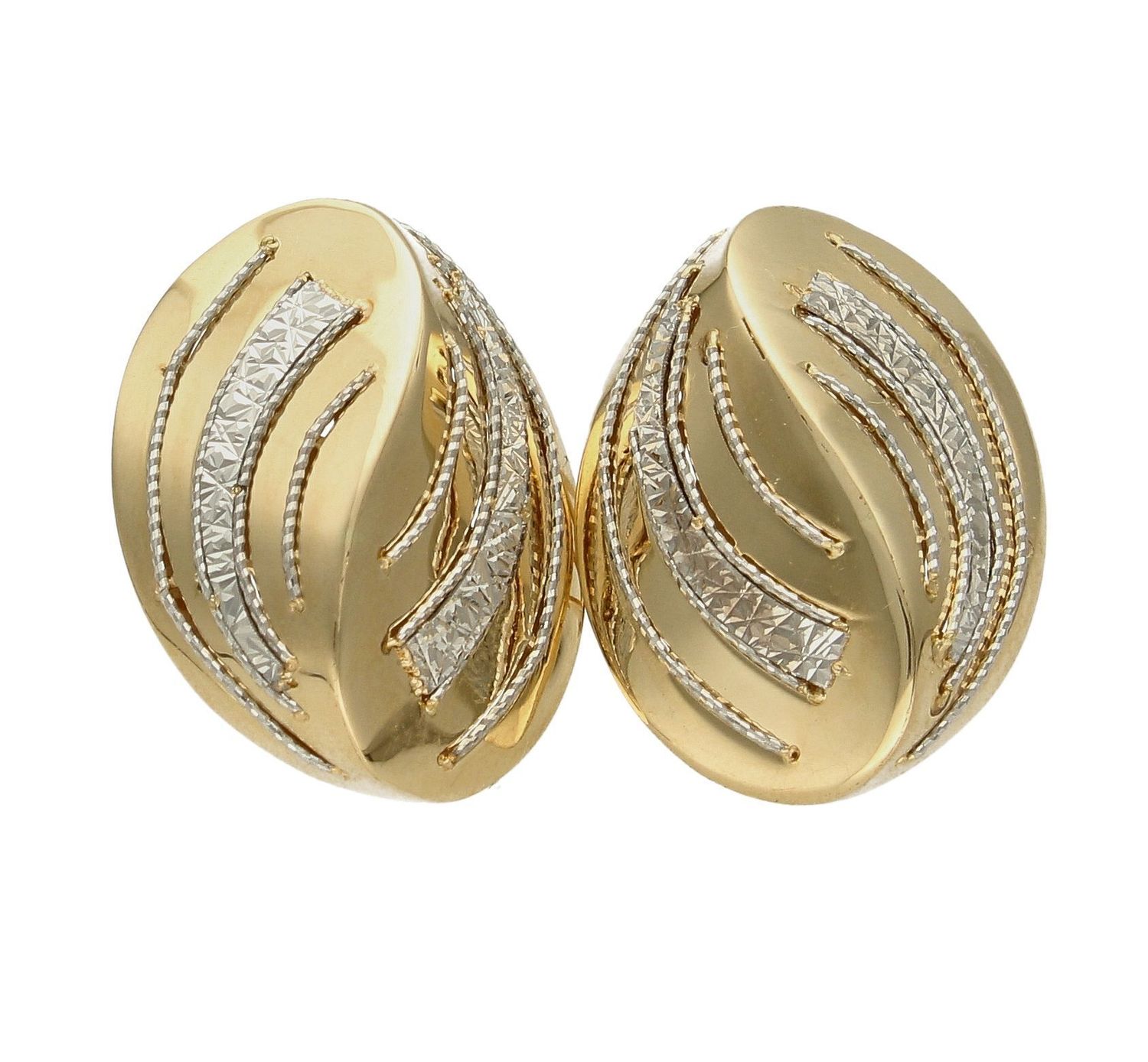 Złote kolczyki 585 owalne z białym złotem DIA-KLC-7555-585.jpg