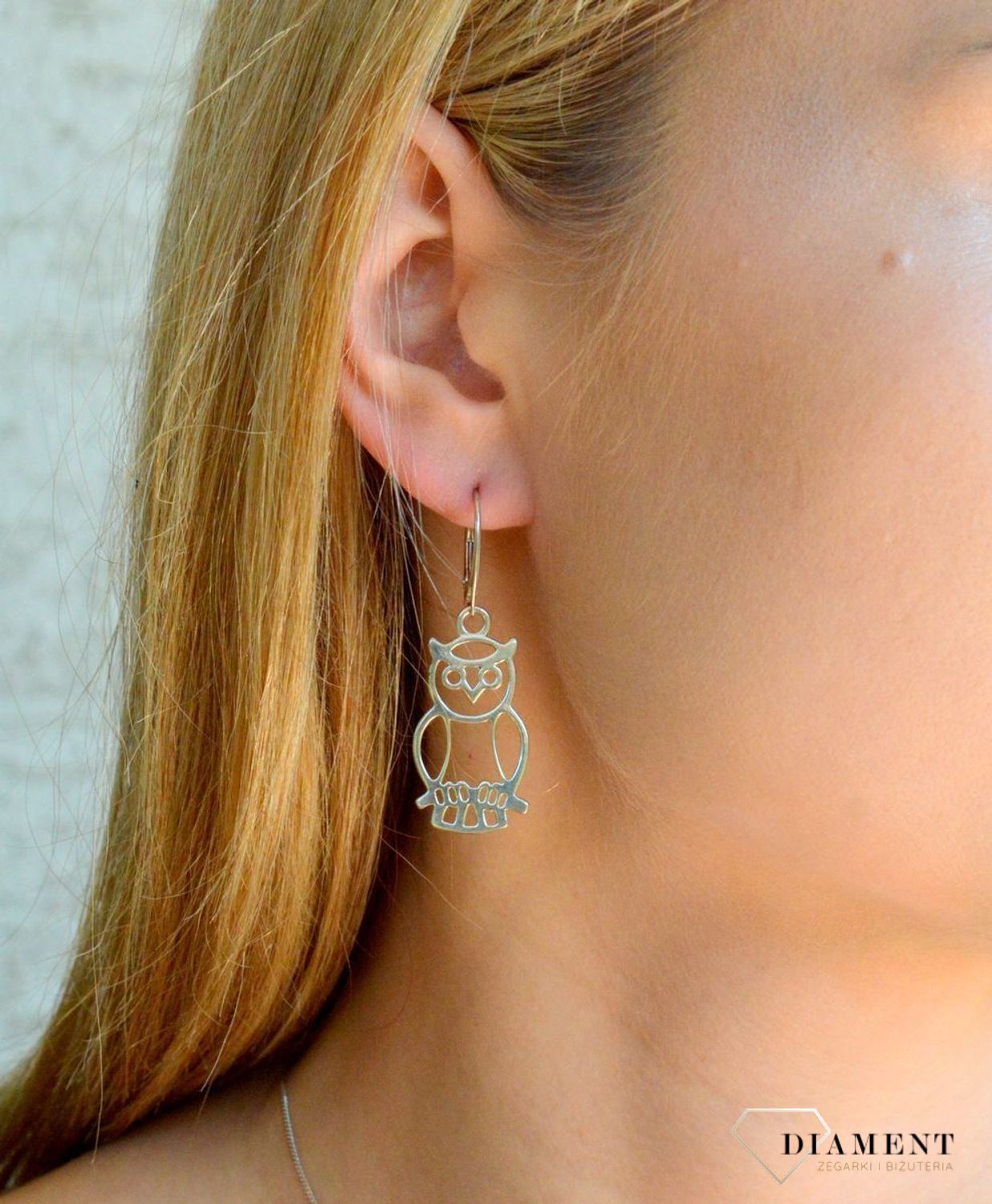 Srebrne kolczyki damskie 925 wiszące sowy DIA-KLC-8187-925. Srebrne kolczyki damskie. Srebrne kolczyki wiszące. Kolczyki srebrne z wiszącymi sowami. Kolczyki na bigiel idealne na prezent..jpg