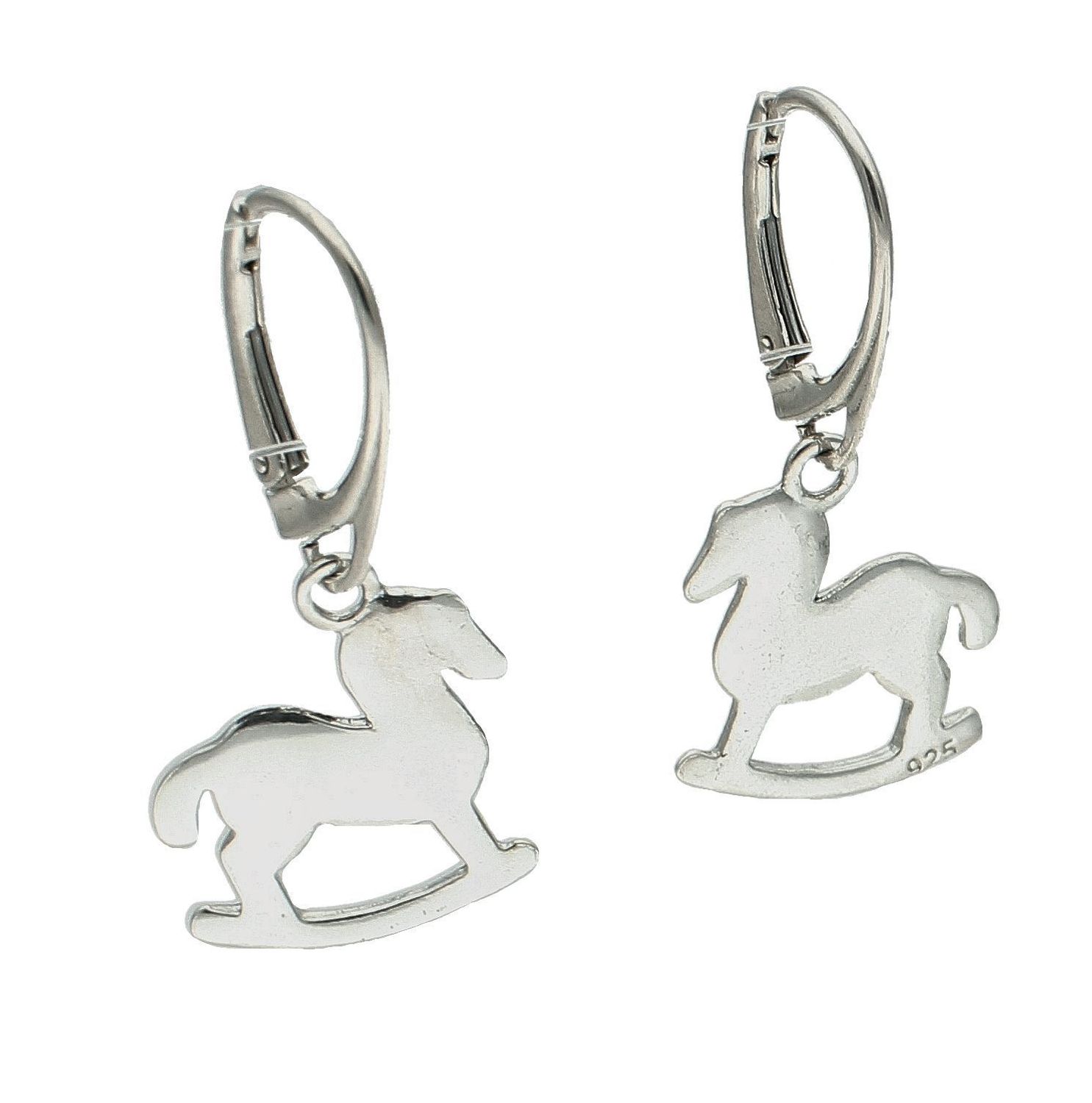 Srebrne kolczyki damskie 925 wiszący koń na biegunach DIA-KLC-8199-925. Srebrne kolczyki damskie. Srebrne kolczyki wiszące. Kolczyki srebrne z wiszącym koniem. Kolczyki na bigiel idealne na prezent..jpg