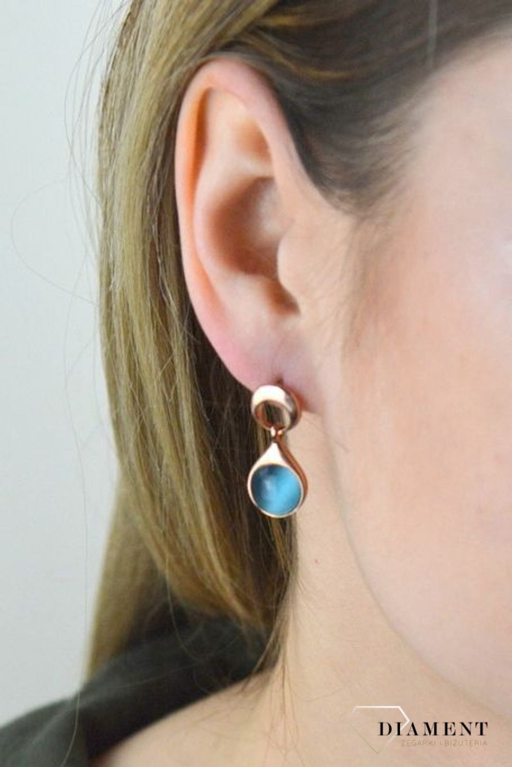 Kolczyki pozłacane Kocie Oko DIA-KLC-8223-925.jpg