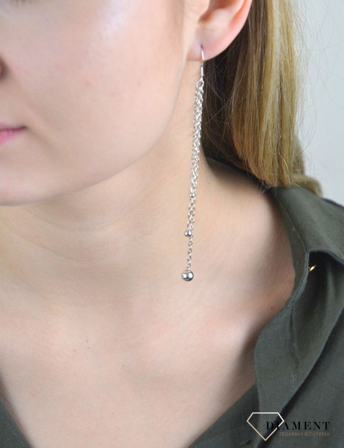 Kolczyki kuleczki na łańcuszkach DIA-KLC-8271-925.jpg