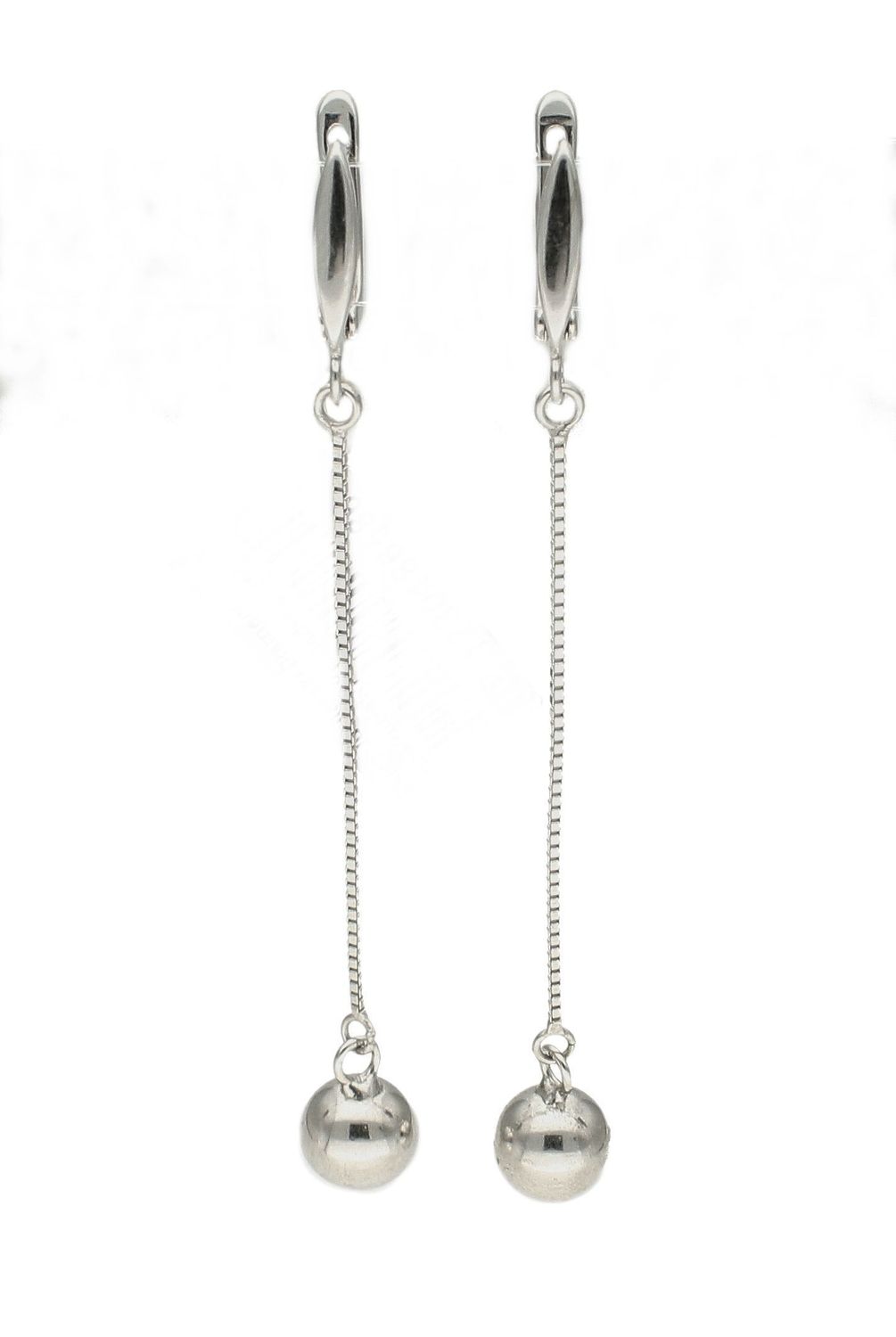 Kolczyki srebrne kulki na łańcuszku DIA-KLC-8305-925.jpg