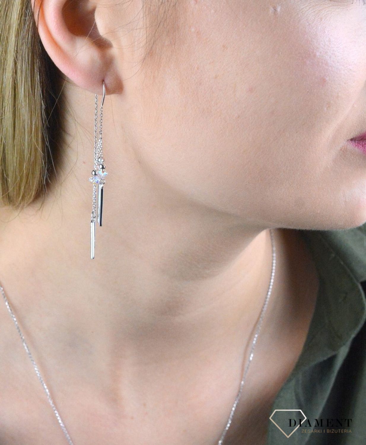 Kolczyki srebrne przeciągane swarovski DIA-KLC-8315-925.jpg