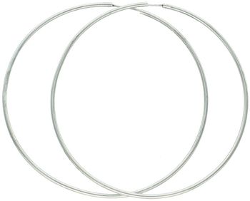 Kolczyki srebrne 925 w formie dużych kół, obwód 27 cm, szerokość 2 mm, waga 9,85 g. Model DIA-KLC-8510-925. Klasyczne zapięcie szarnir. Efektowny styl.11.jpg