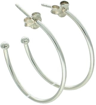 Kolczyki półkoła DIA-KLC-8518-925 – srebro próby 925, długość 2,7 cm, szerokość 1 mm, waga 2,05 g. Idealna baza na charmsy i zawieszki. Zapięcie na sztyft. Stwórz własny styl!11.jpg
