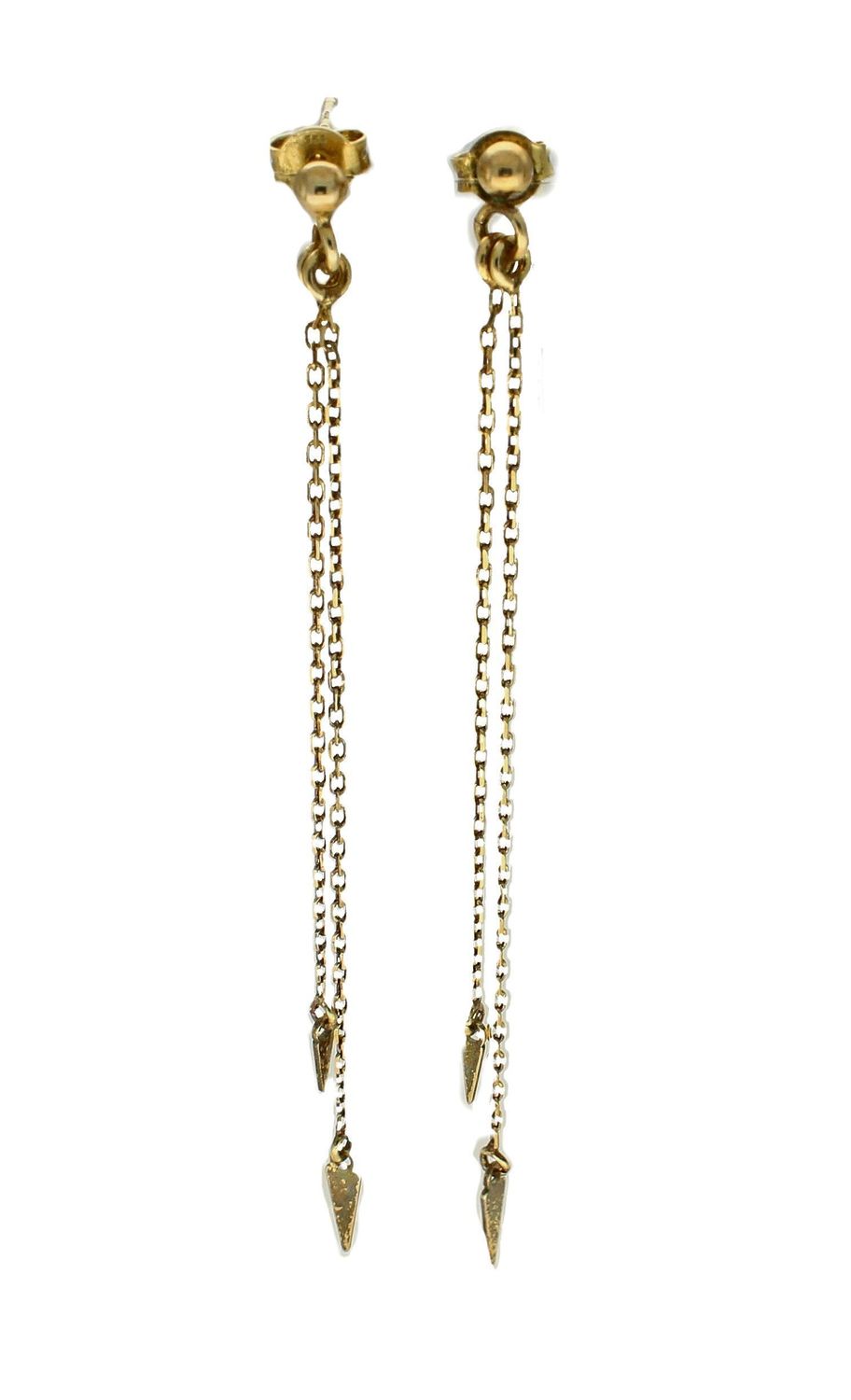 Kolczyki pozłacane   wiszące strzałki  925 DIA-KLC-8521-925 (2).jpg