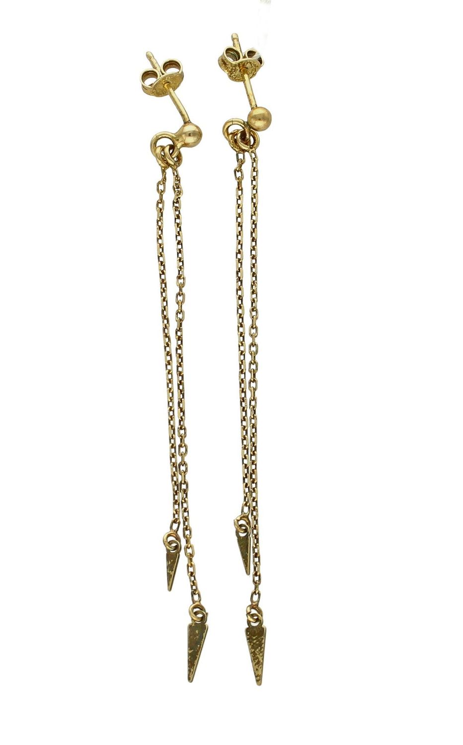 Kolczyki pozłacane   wiszące strzałki  925 DIA-KLC-8521-925 (2).jpg