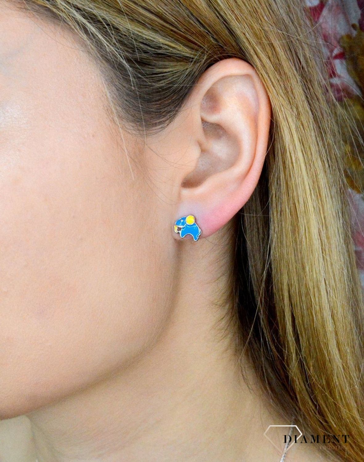 Kolczyki dziecięce  Błękitny słonik  DIA-KLC-8685-925.jpg