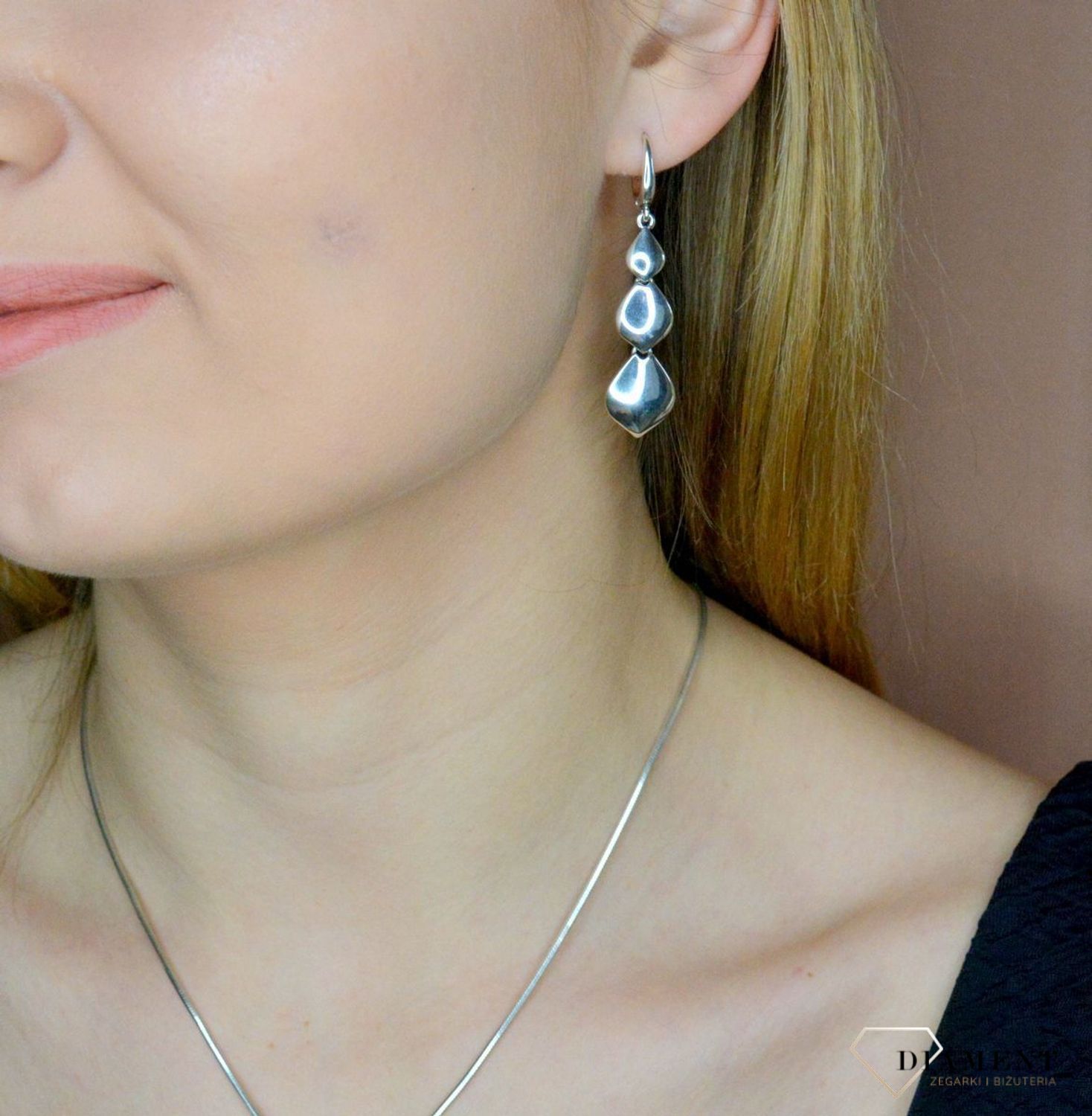 Srebrne kolczyki damskie wiszące angielskie DIA-KLC-8816-925.jpg