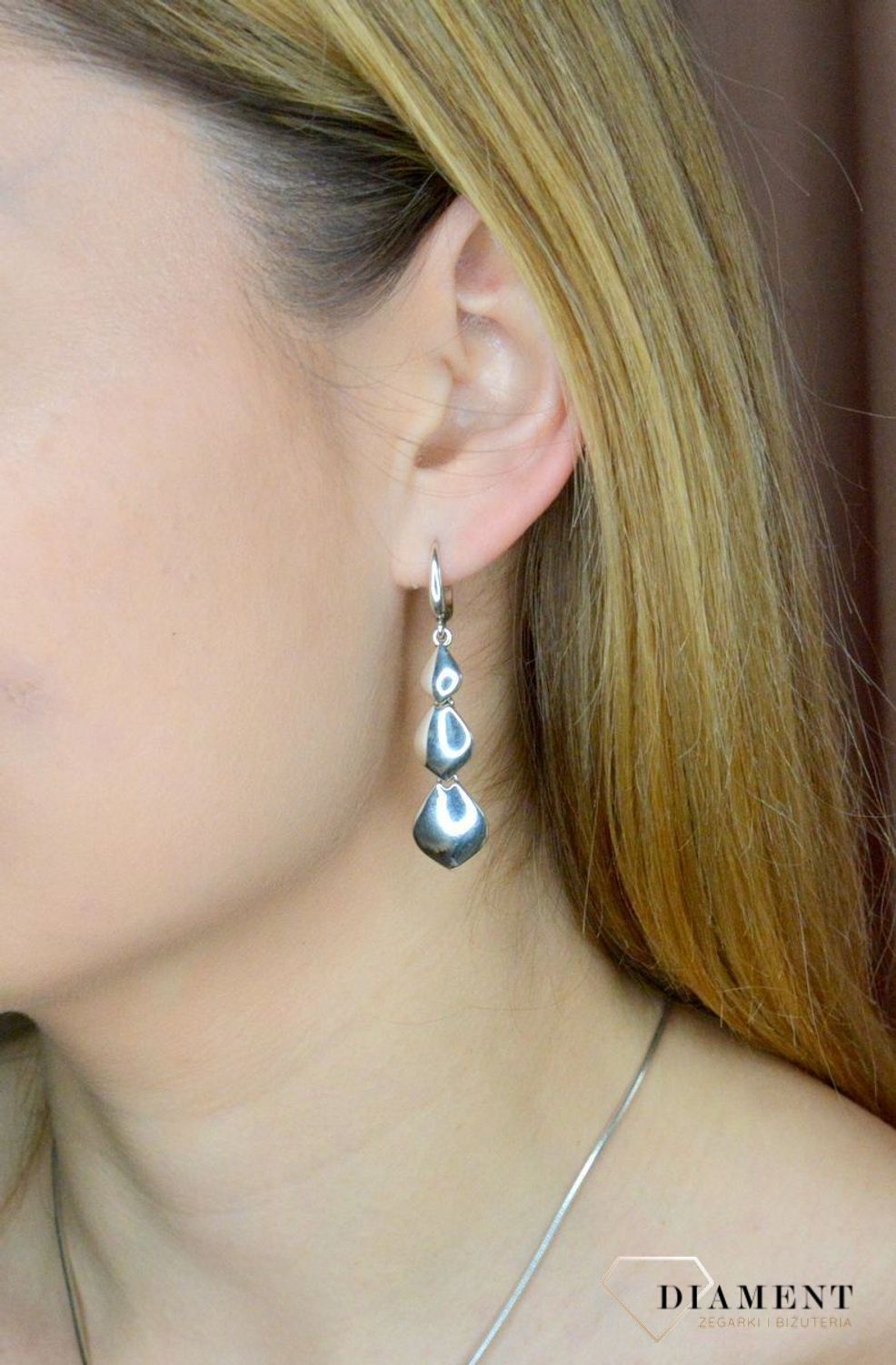 Srebrne kolczyki damskie wiszące angielskie DIA-KLC-8816-925.jpg