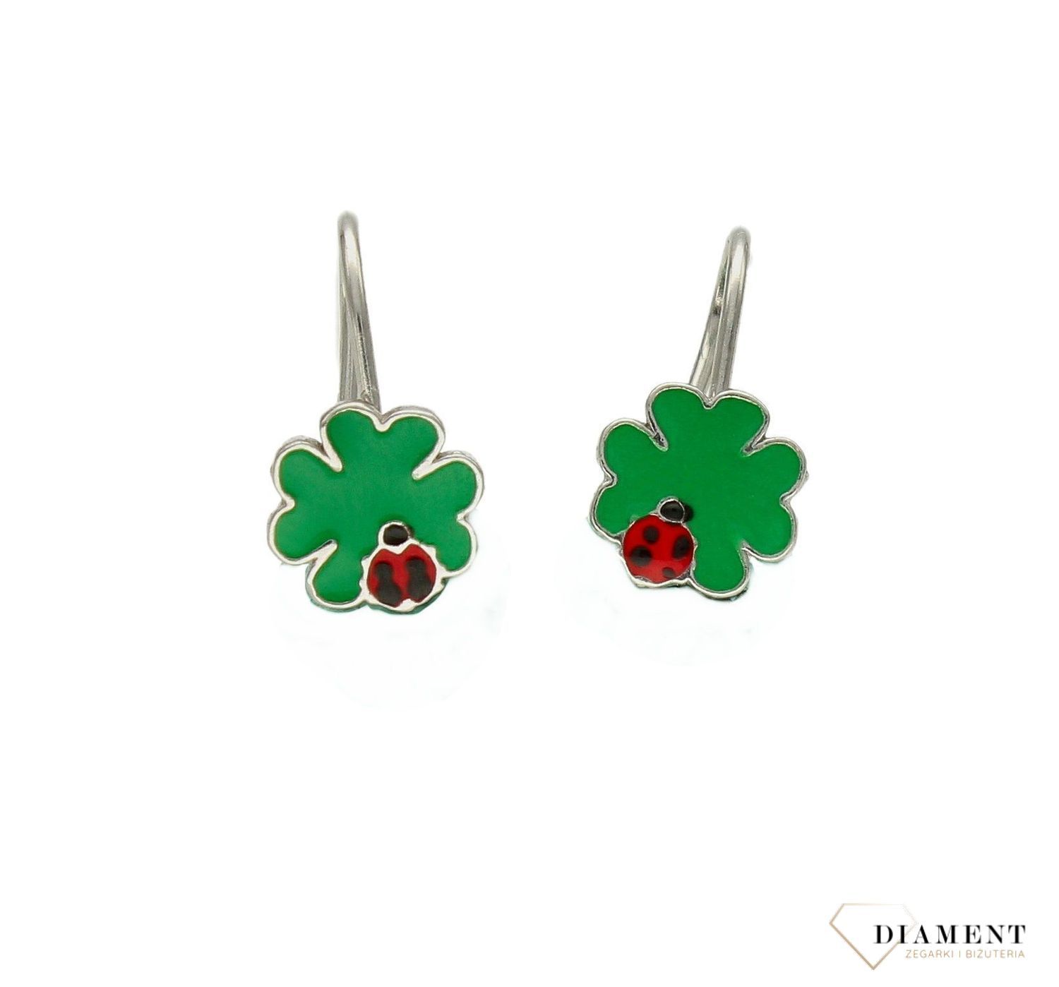 Kolczyki srebrne dziecięce Biedroneczki są w kropeczki 925. Zapięcie na bigiel. Kolczyki dziecięce. Prezent dla dziecka. tani prezent na komunie. Kolczyki zwierzątka. Psi patrol. Biżuteria dla dzieci..jpg