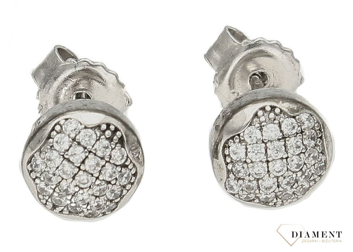 Kolczyki srebrne okrągłe drobne cyrkonie wkrętki DIA-KLC-9443-925d.jpg