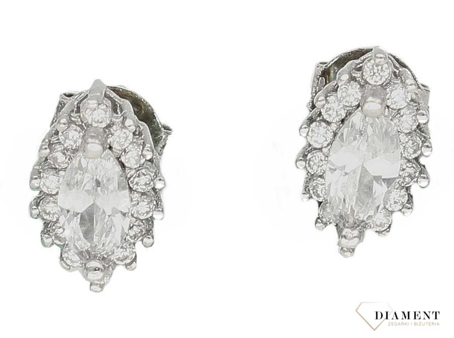 Srebrne kolczyki sopelki z cyrkoniami wkrętki DIA-KLC-9460-925d.jpg