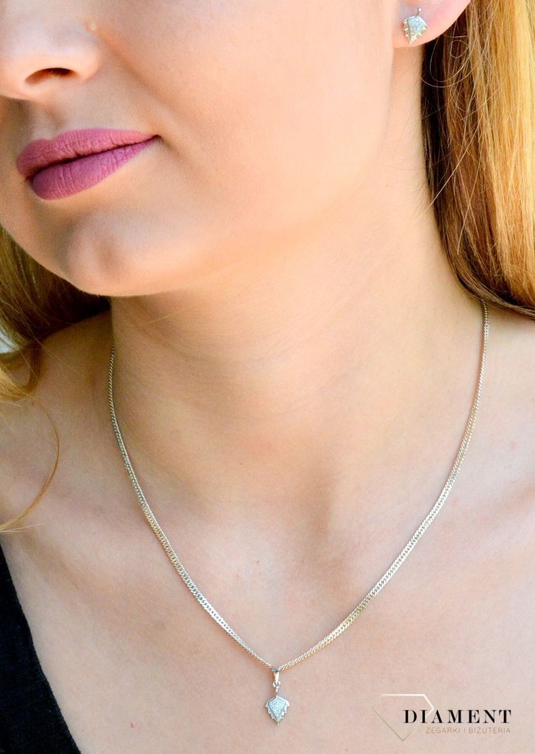 Srebrne kolczyki listki z cyrkoniami wkrętki DIA-KLC-9465-925a.jpg