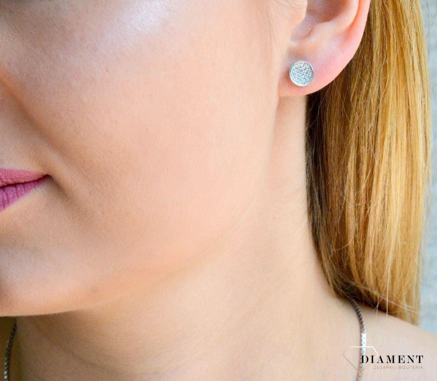 Kolczyki srebrne okrągłe drobne cyrkonie wkrętki DIA-KLC-9474-925fd.jpg