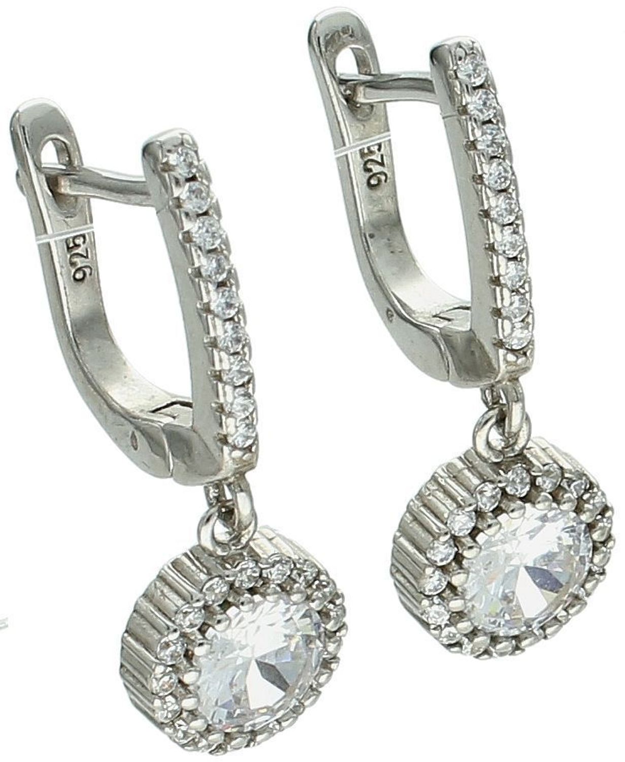 Kolczyki srebrne wiszące z cyrkoniami próba 925, DIA-KLC-9606-925 to wyjątkowy dodatek, który łączy klasyczną formę z eleganckim blaskiem. Wykonane z wysokiej jakości srebra 1.jpg