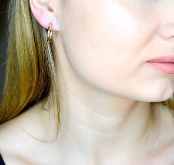 Złote kolczyki kółeczka 585 średnica 18 mm DIA-KLC-9742-585. Złote kolczyki gładkie koła wykonane z 14 karatowego żółtego złota (3).JPG
