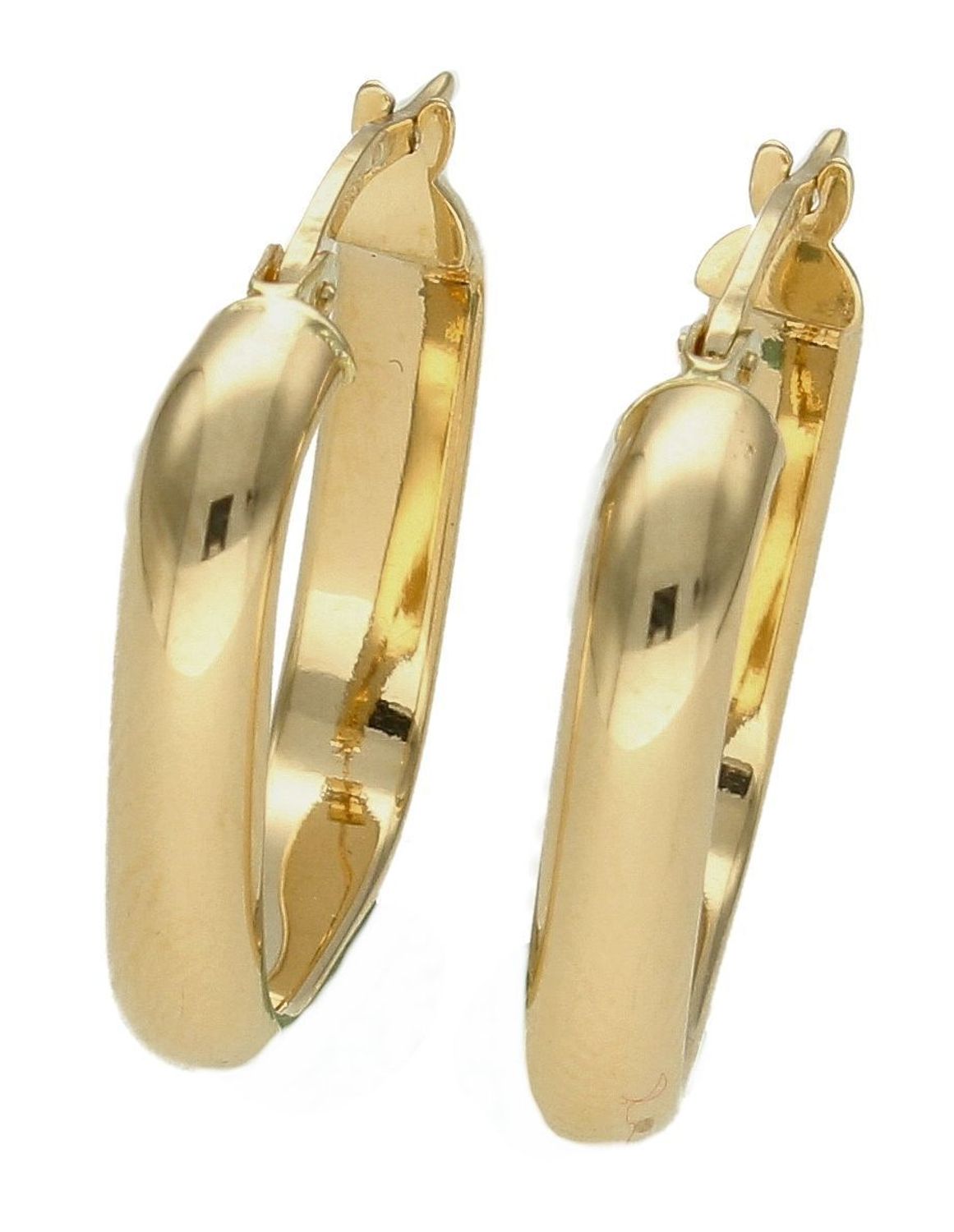 Złote kolczyki 585 gładkie klasyczne kwadraty DIA-KLC-9744-585. Kolczyki składają się z geometrycznego kwadratowego kształtu. Kolczyki wykonane zostały z żółtego złota. Eleganckie klasyczne kolczyki kwadraty, idealne na prezent (1).jpg