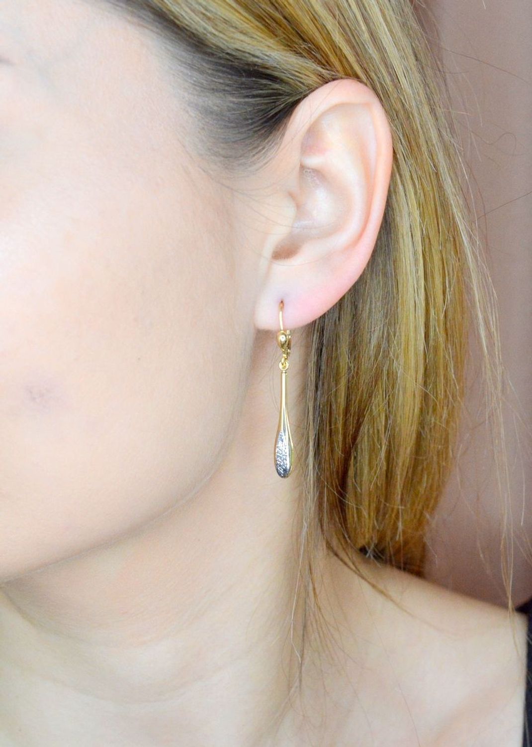 Złote kolczyki 585 wiszące z białym złotem DIA-KLC-9750-585.jpg